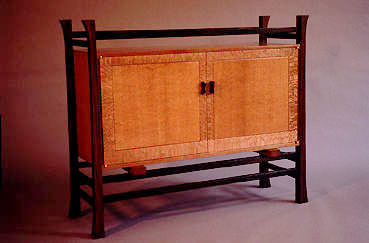 Silky Oak Cabinet